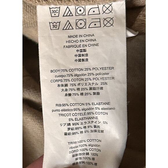 Michael Kors Cotton Blend Tan Joggers Women's XXL - Picture 6 of 6